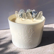Load image into Gallery viewer, Coconut & Lime Crystal Candle
