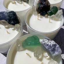 Load image into Gallery viewer, Lemon Myrtle Crystal Candle
