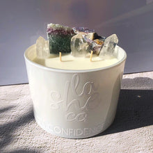 Load image into Gallery viewer, Lemon Myrtle Crystal Candle