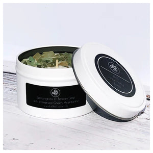 Lemongrass & Persian Lime Crystal Candle Tin